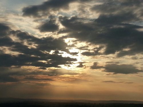 Sunset in the Peak District