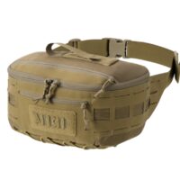 Lysander MED Waist Bag in Coyote Brown with adjustable strap and multiple compartments