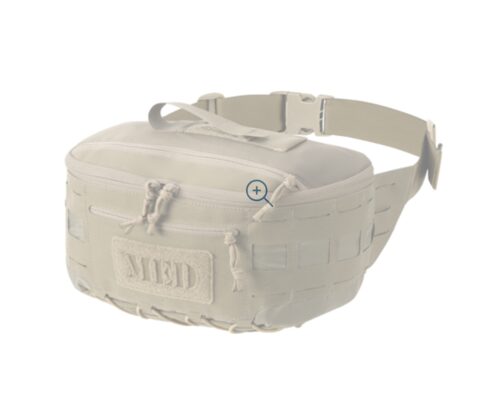 lysander med waist bag in adaptive green cordura for medical gear storage